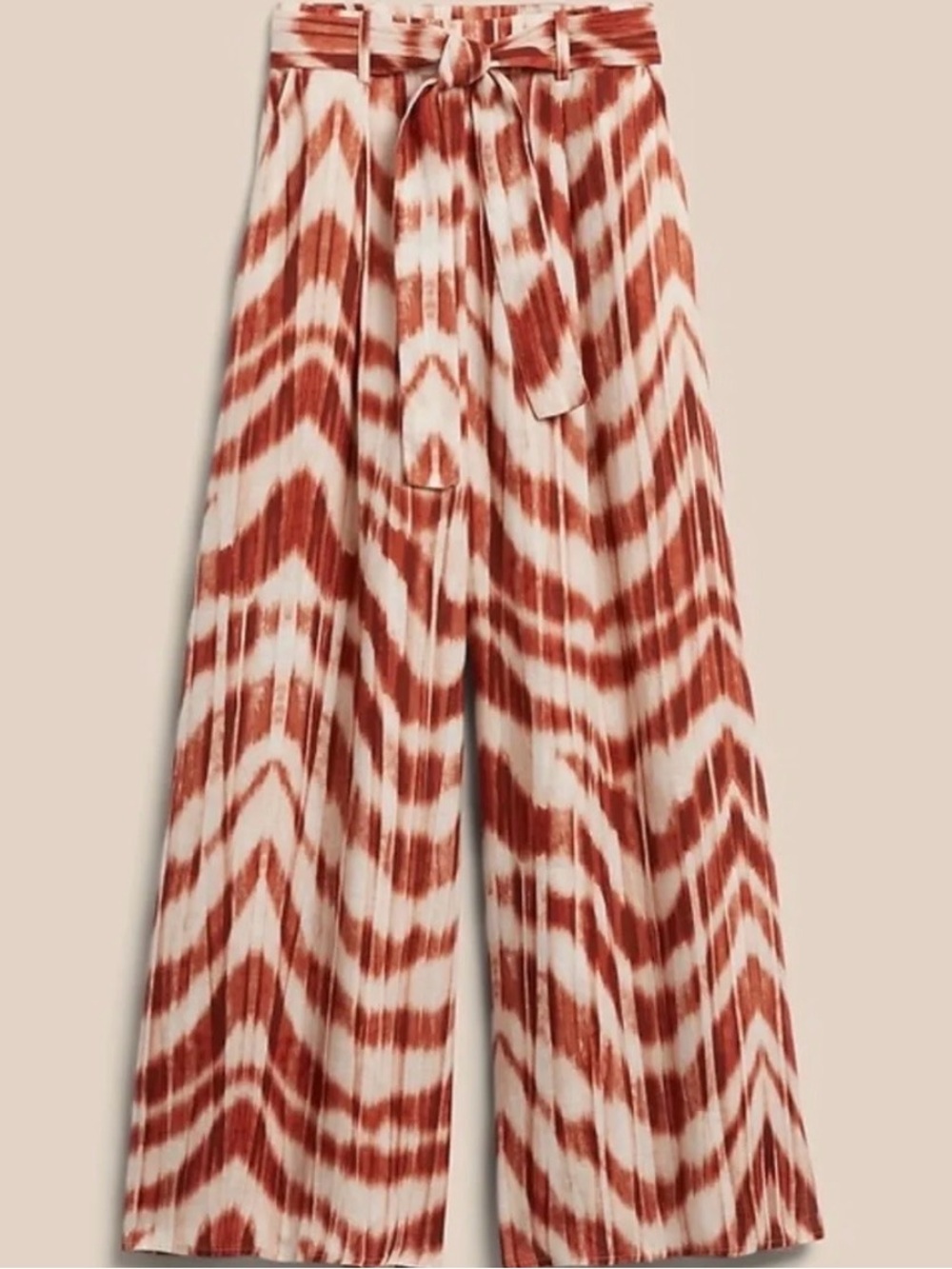 Banana Republic Wide Leg Tie-Waist Palazzo Pants Sz 00P NWT
